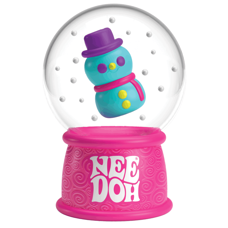 NeeDoh Squish N Flow Snow Globe